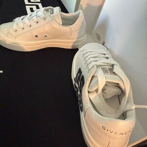 Givenchy White Leather Sneakers